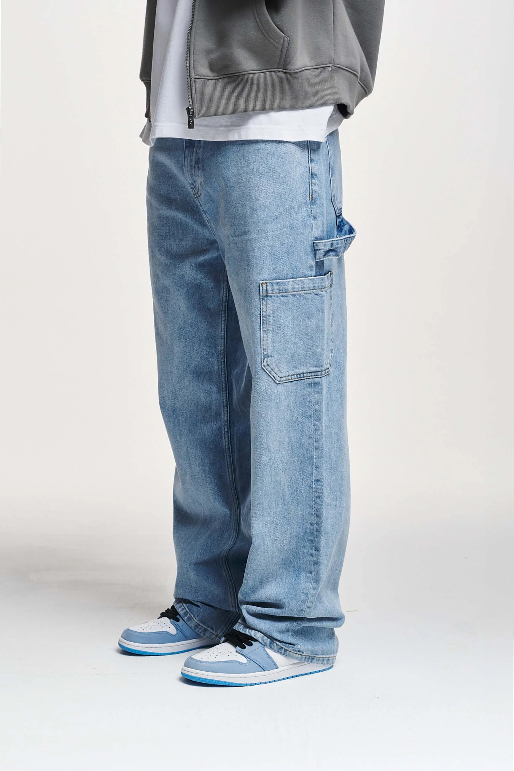2Y Studios ELADAN WORKER BAGGY - Vaqueros holgados