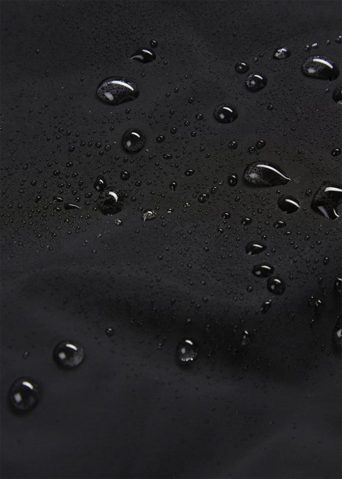 Wattierter Regenmantel in Midi-Länge, wasserdicht