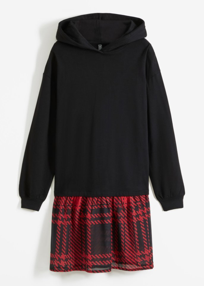 Sweatshirt mit Rockansatz