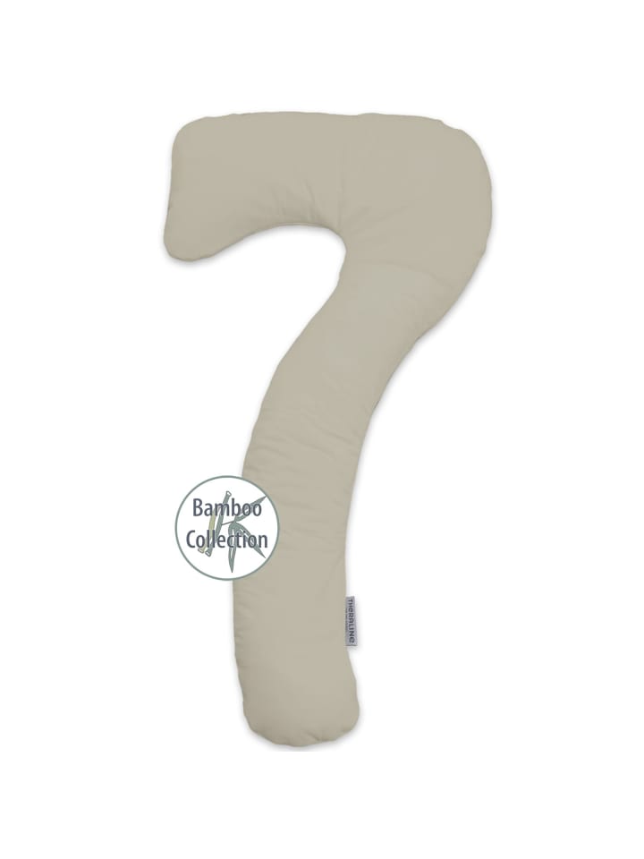 Theraline Theraline my7 Seitenschläferkissen - Farbe: 146 Lehmgrau (Bamboo) günstig kaufen onesize