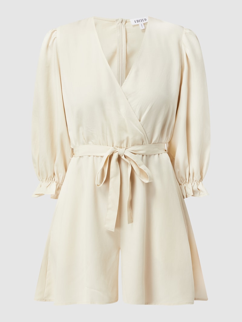Playsuit aus Lyocell in offwhite