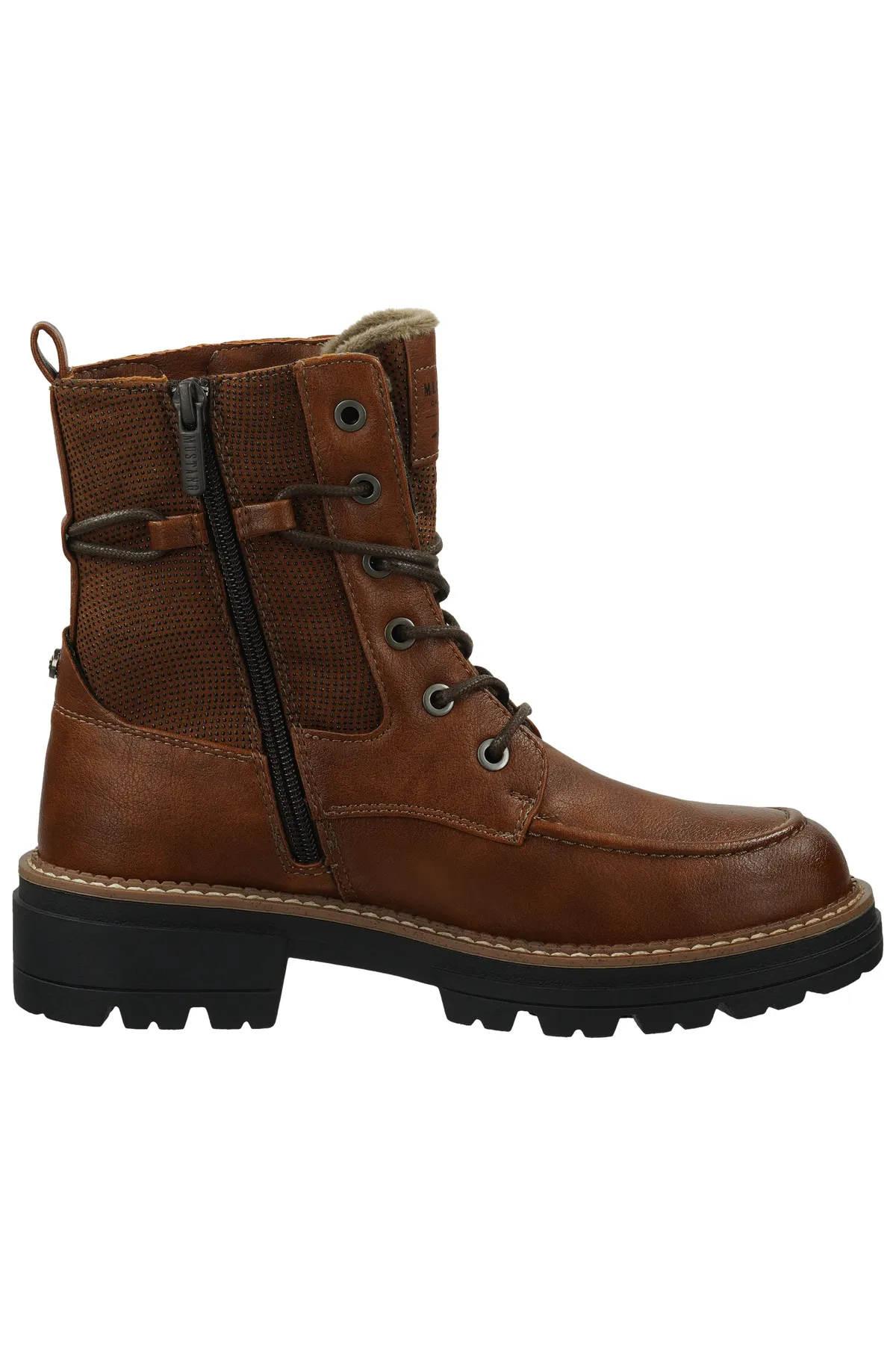 Mustang  Stiefelette - Braun - Blockabsatz