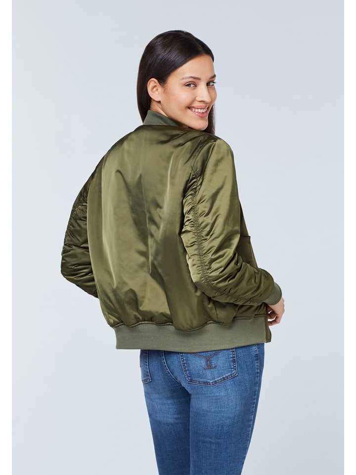 Polo Sylt Bomberjacke in Khaki/ Pink günstig kaufen