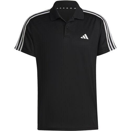 HERREN POLO TRAIN ESSENTIALS PIQUÉ 3-STREIFEN TRAINING