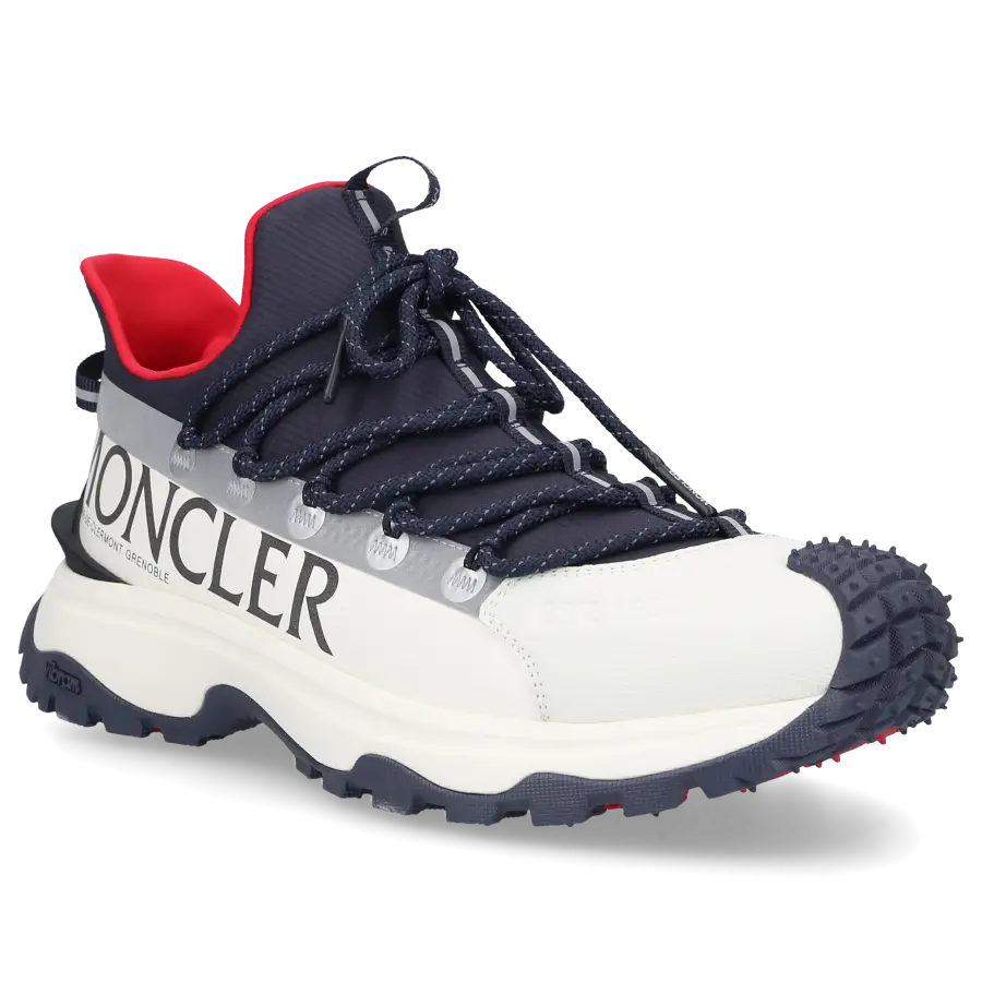 Moncler - Sneaker low TRAILGRIP LITE 2 Kalbsleder - weiß