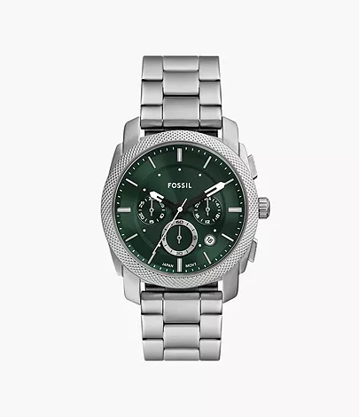 Fossil Uhr Chronograph Machine Edelstahl
