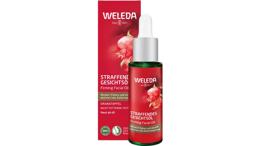 WELEDA GRANATAPFEL Straffendes Gesichtsöl 30 ml