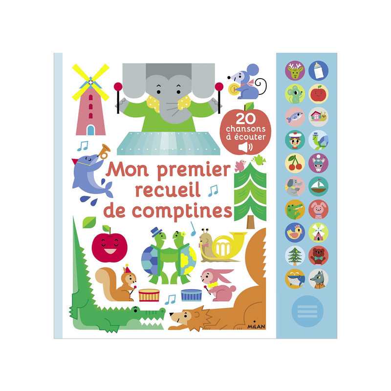 Livre Mon premier recueil de comptines - Milan Jeunesse