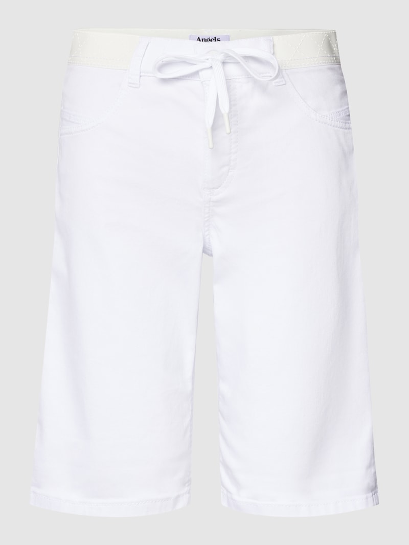 Bermudas in Denim-Optik in weiß
