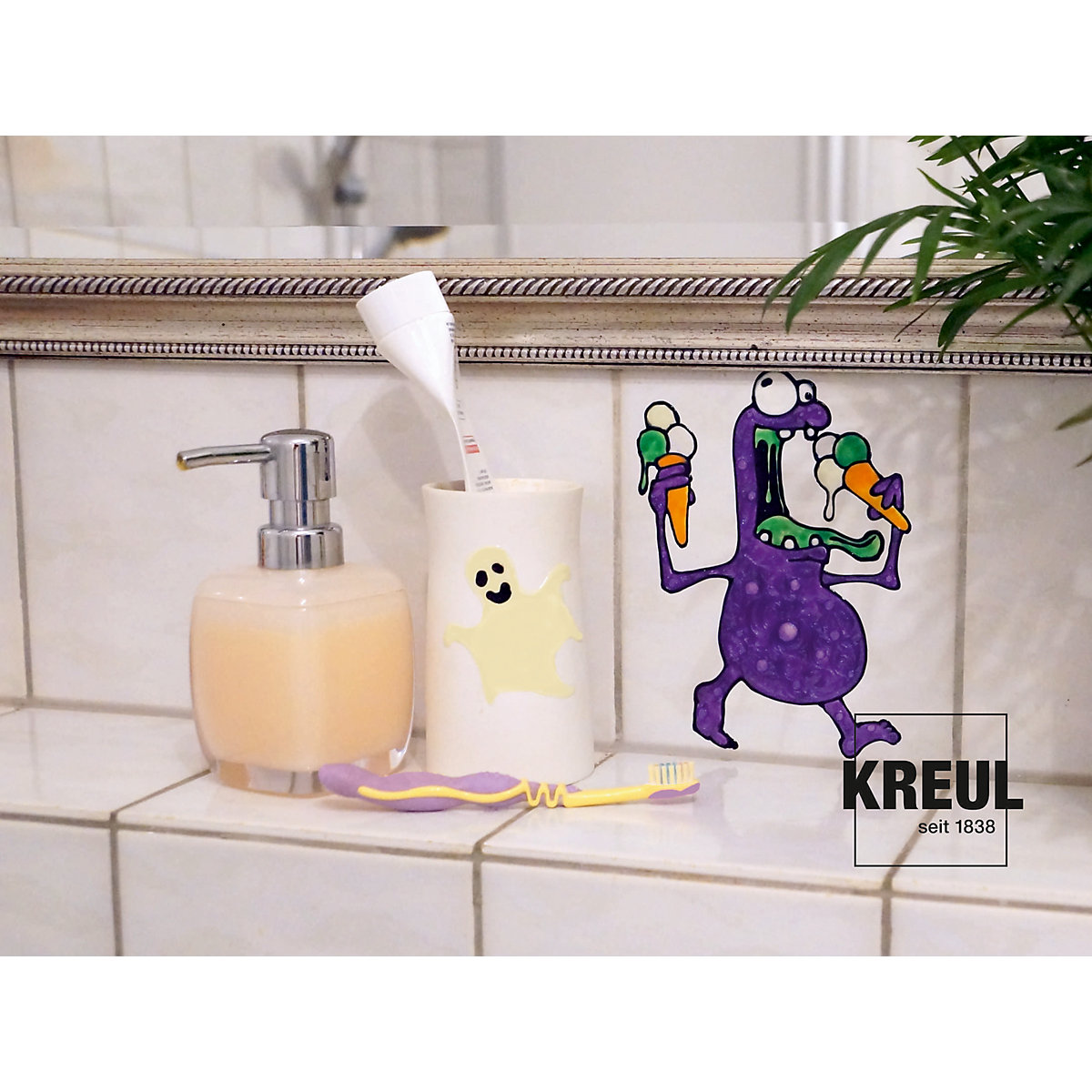 KREUL Window Color Set Monster Party