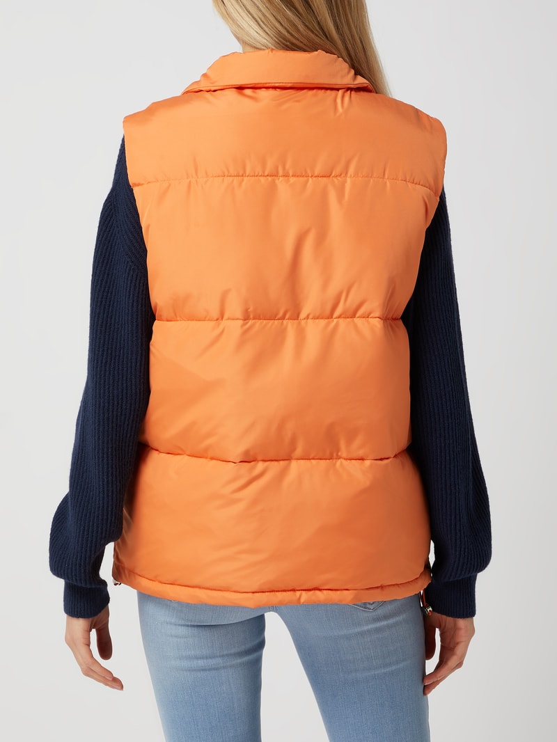 Steppweste mit Stehkragen Modell 'Julissa' in orange