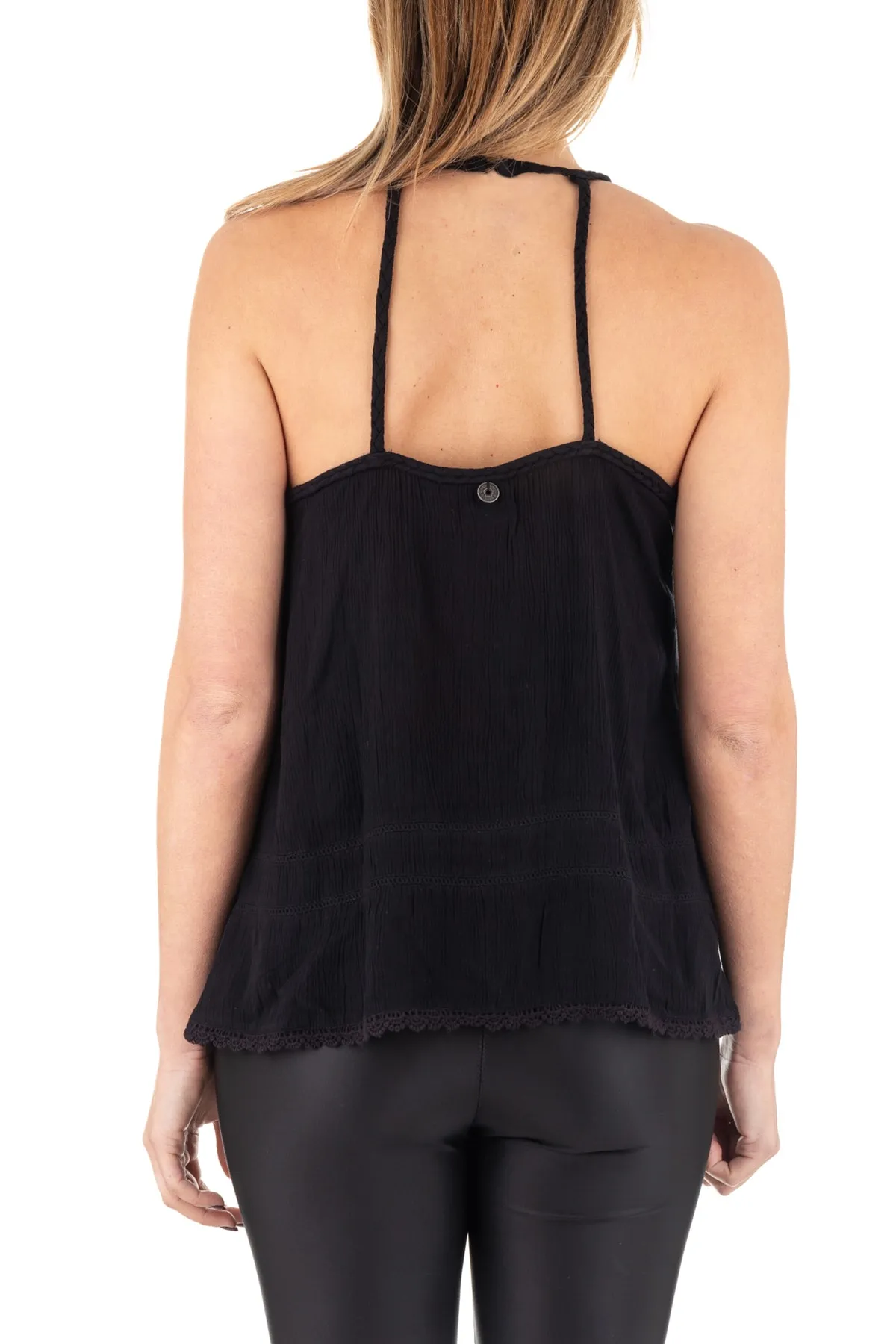 SUPERDRY  Unterhemd - Schwarz - Regular Fit