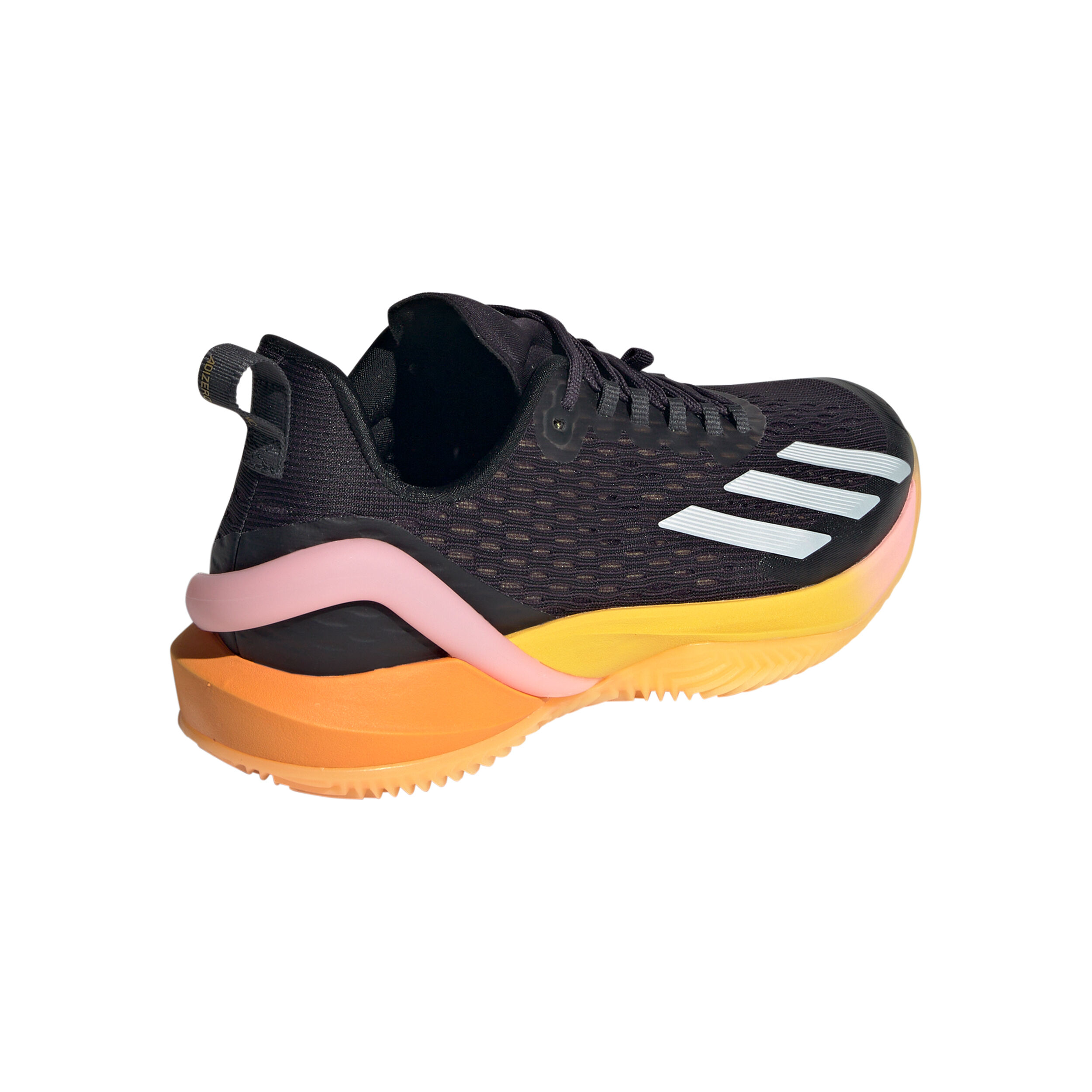 Adizero Cybersonic Sandplatzschuh Damen - Schwarz, Orange