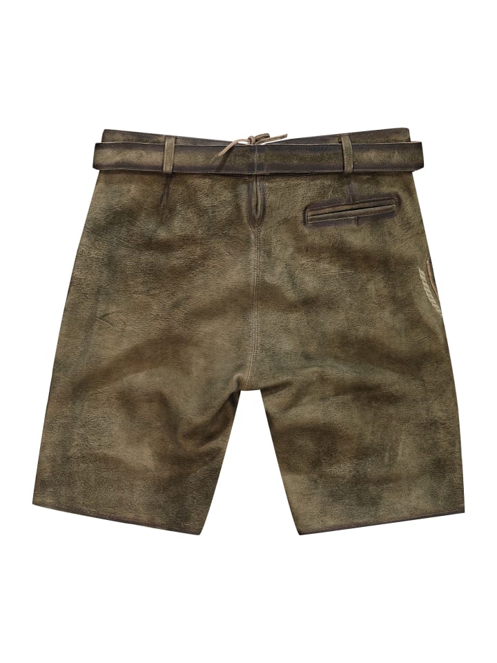 JP1880 Lederhose in moos günstig kaufen