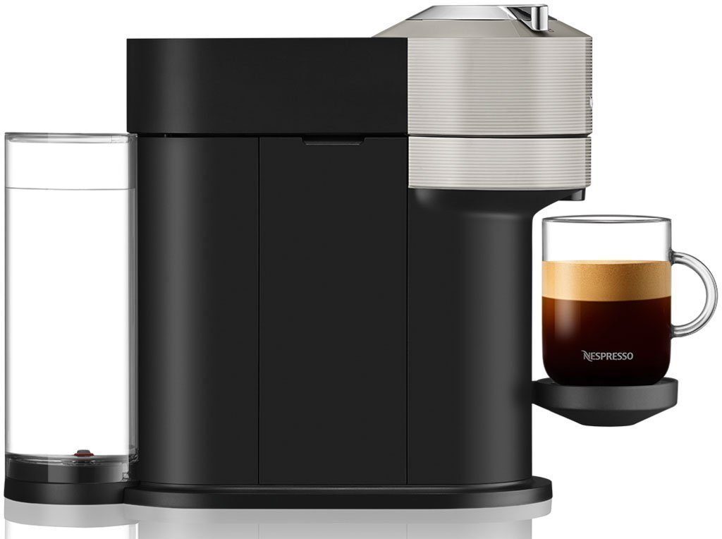 Krups Kapselmaschine XN910B Vertuo Next, 1,1 L Wassertank, Kapselerkennung durch Barcode, 6 Tassengrößen, Power-Off Funktion, 54 % aus recyceltem Kunststoff
