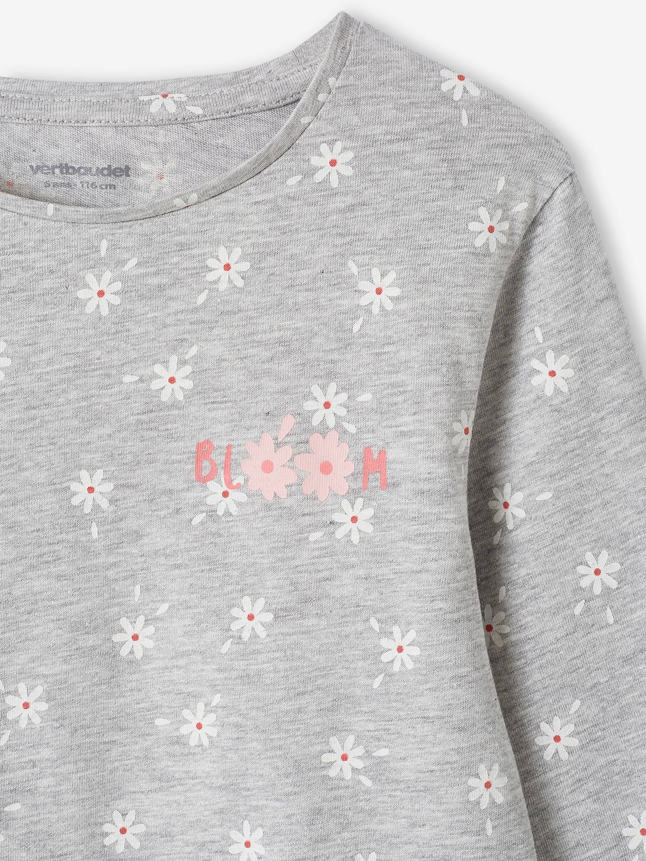 Lot de 2 pyjamas marguerites fille lilas