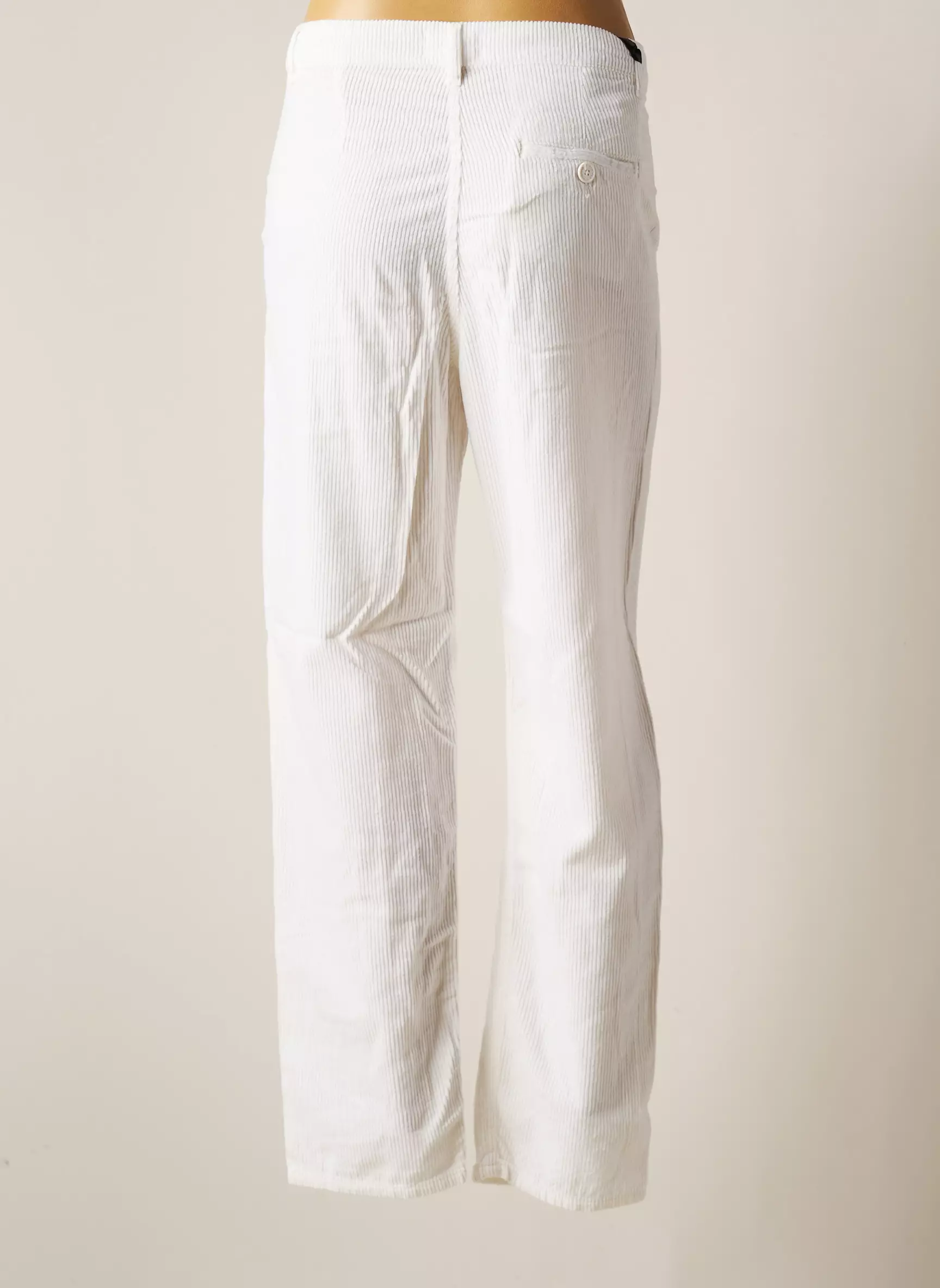 Five Pantalons Chino Femme couleur beige