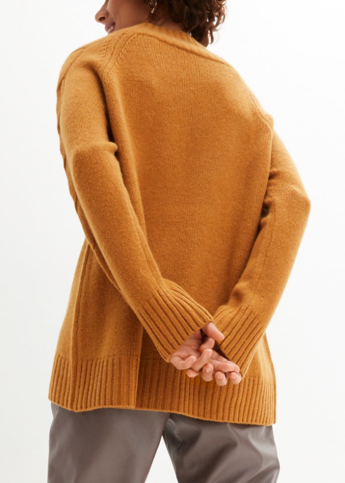 Oversized Woll-Pullover mit Good Cashmere Standard®-Anteil