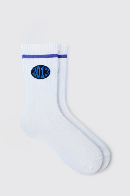 2013 Sport-Socken mit Streifen