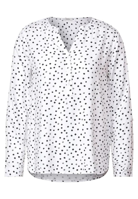 CECIL Bluse mit Punktemuster