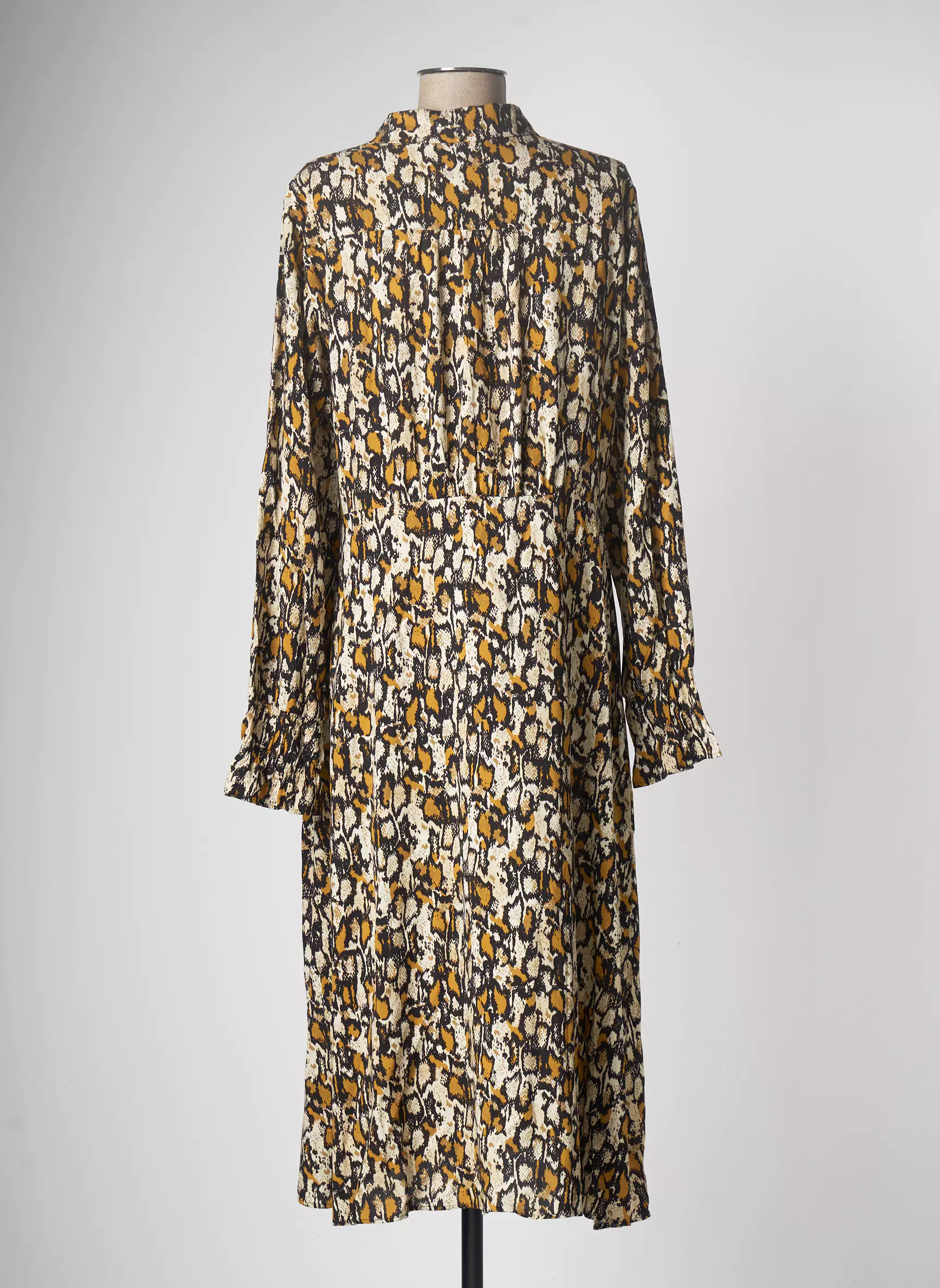 Youh  Robes Mi Longues Femme couleur jaune