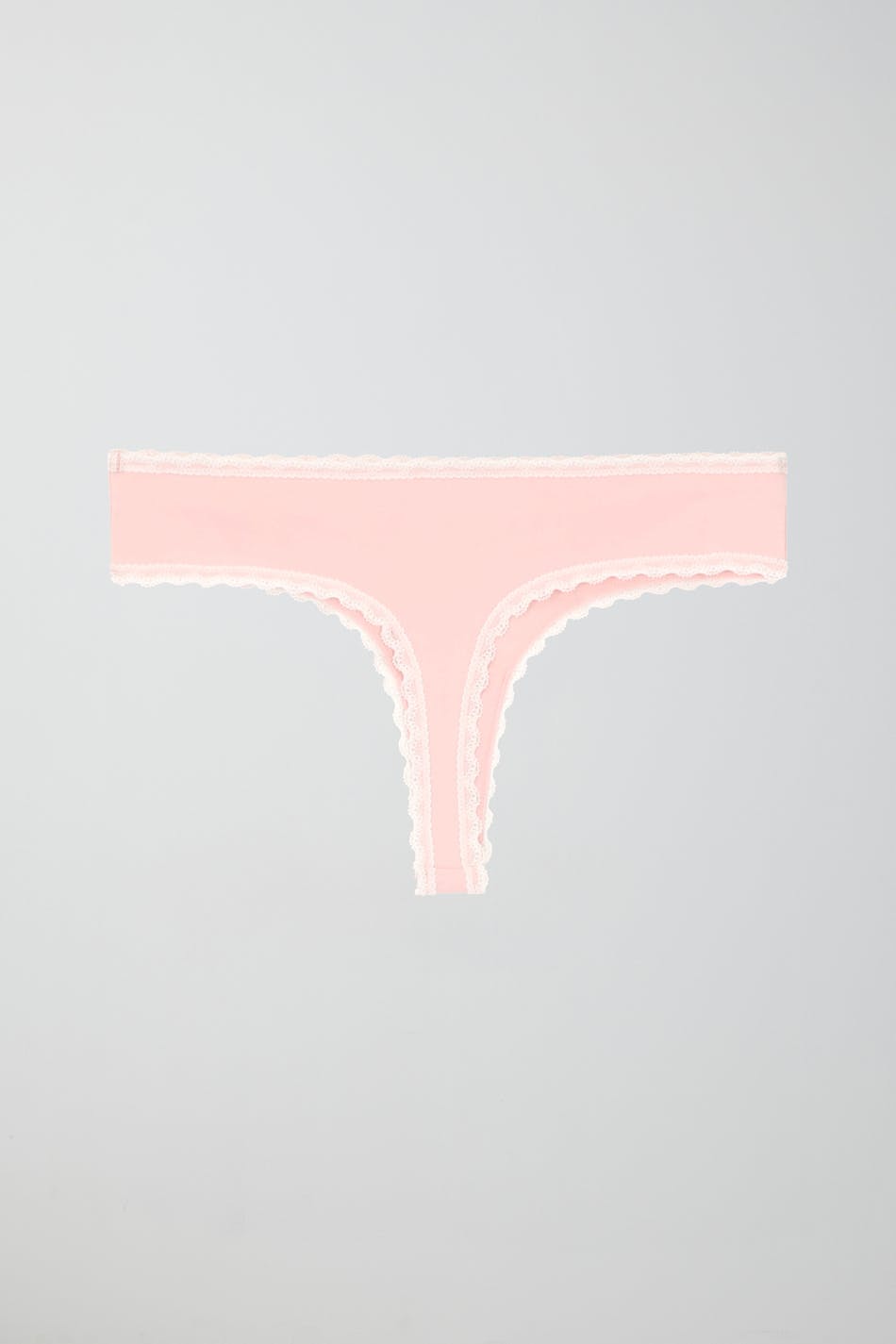 Cotton half thong