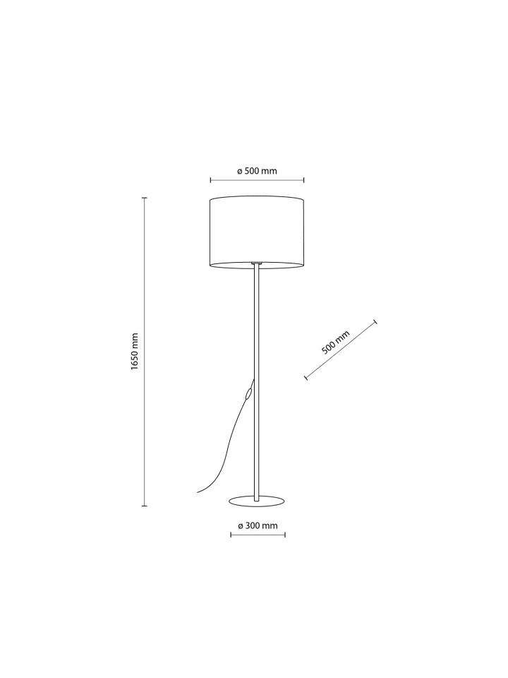 Licht-Erlebnisse Stehlampe in Schwarz Beige günstig kaufen onesize