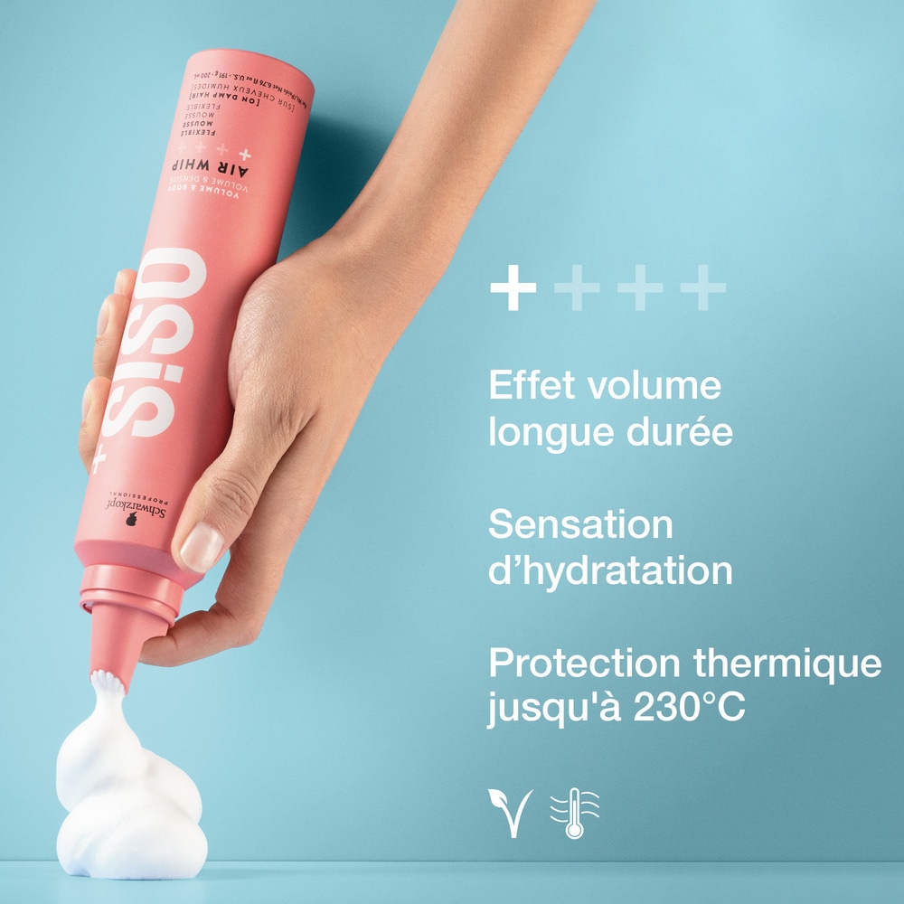 schwarzkopf professional OSiS+ Air Whip 200ml Mousse