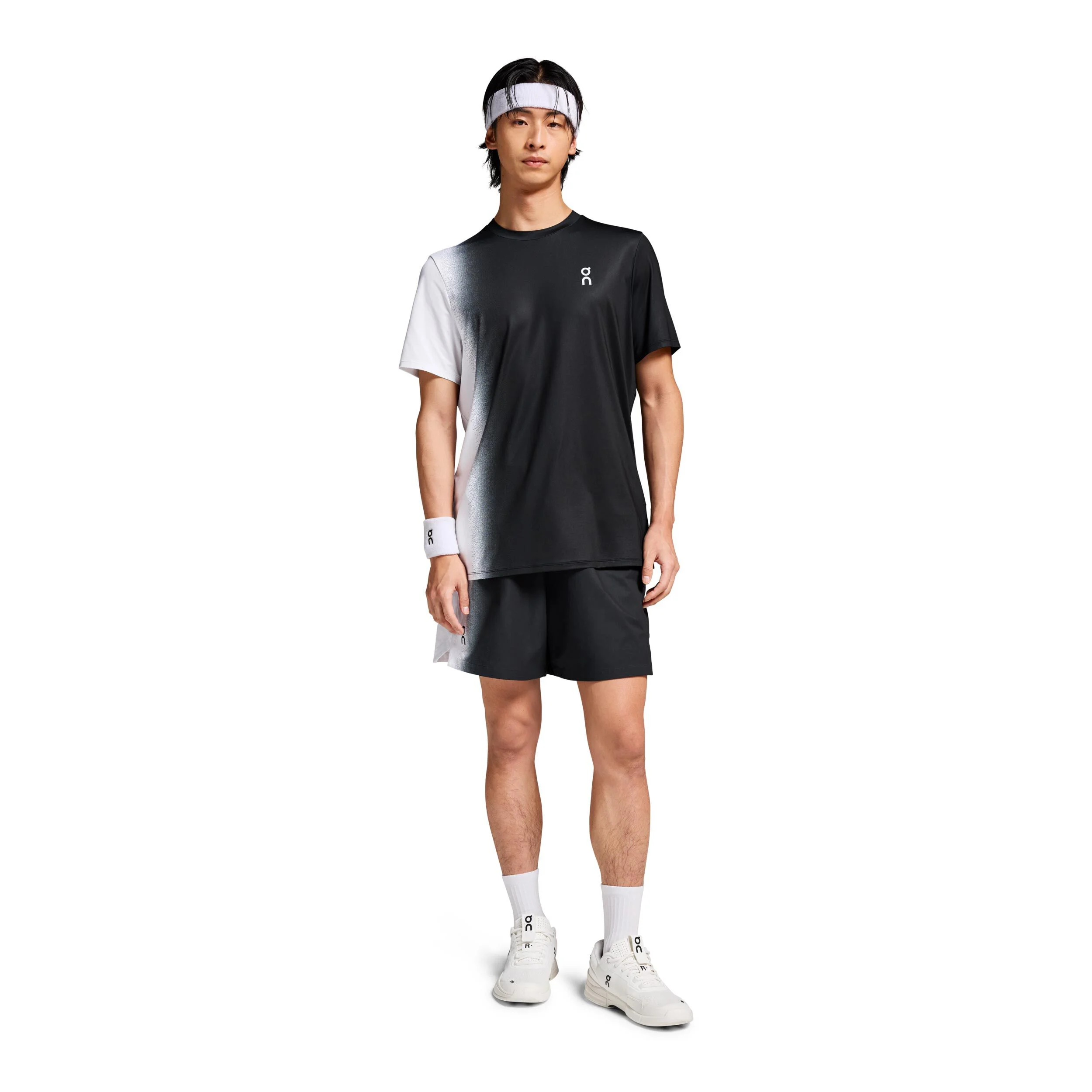 Court T-Shirt Herren - Schwarz, Weiß