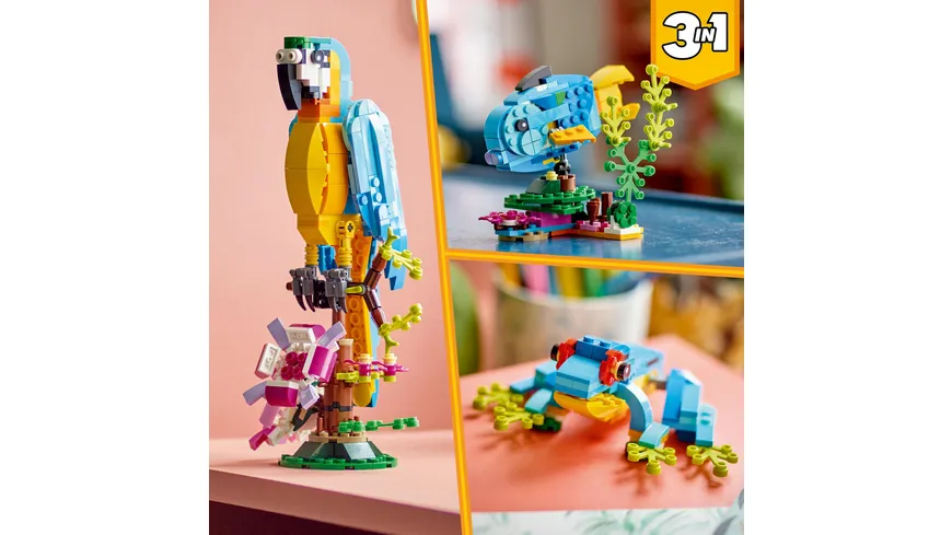 LEGO Creator 3in1 31136 Exotischer Papagei