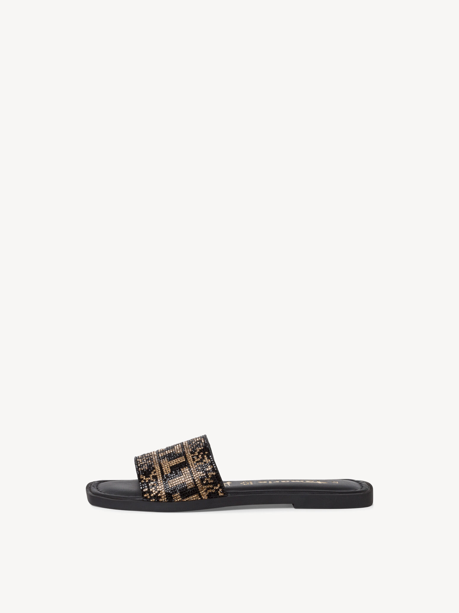 Mule en cuir - noir