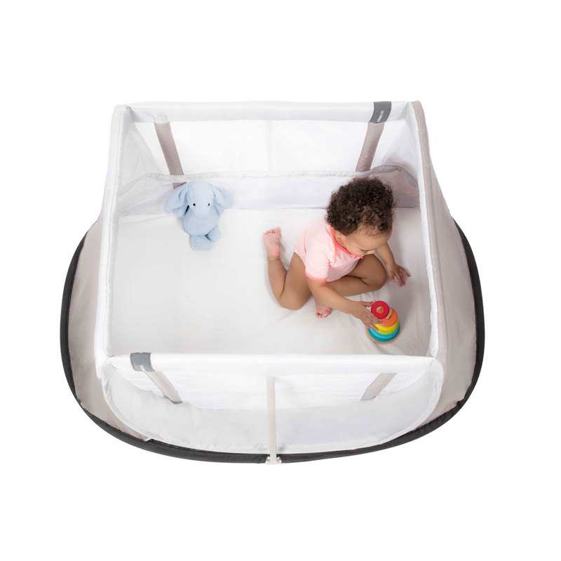 Lit parapluie pop-up Instant Travel Cot White Sand Aeromoov