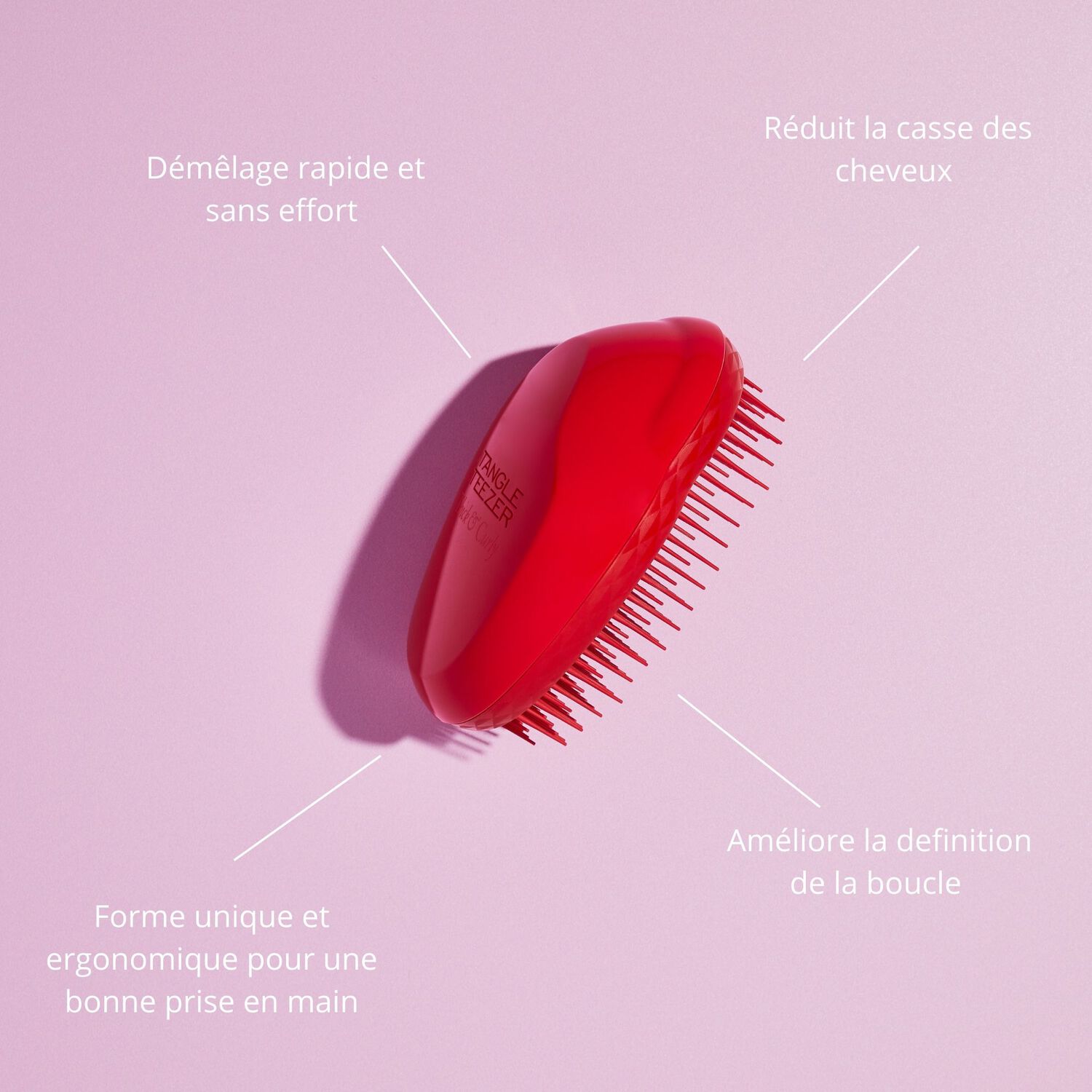 Tangle Teezer Thick & Curly Salsa Red Brosse à Cheveux