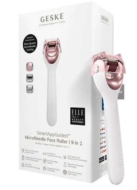 Geske MicroNeedle veido volelis 9in1 adatinei mezoterapijai Starlight
