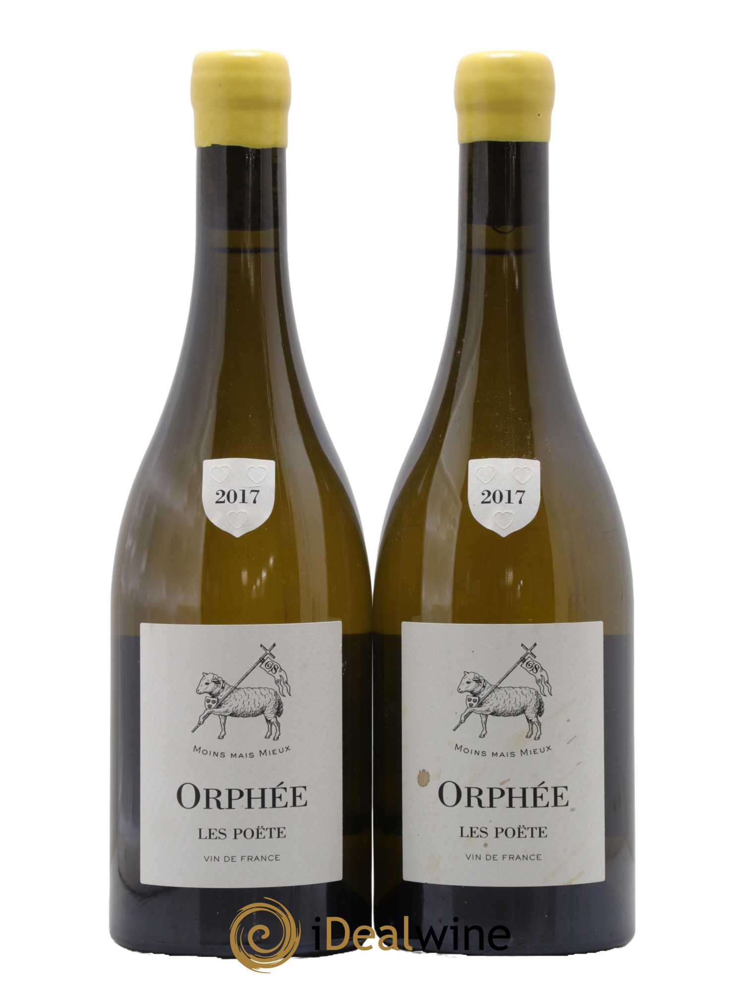 Vin de France (anciennement Reuilly) Orphée Les Poëte  2017 - Lot de 2 Bouteilles