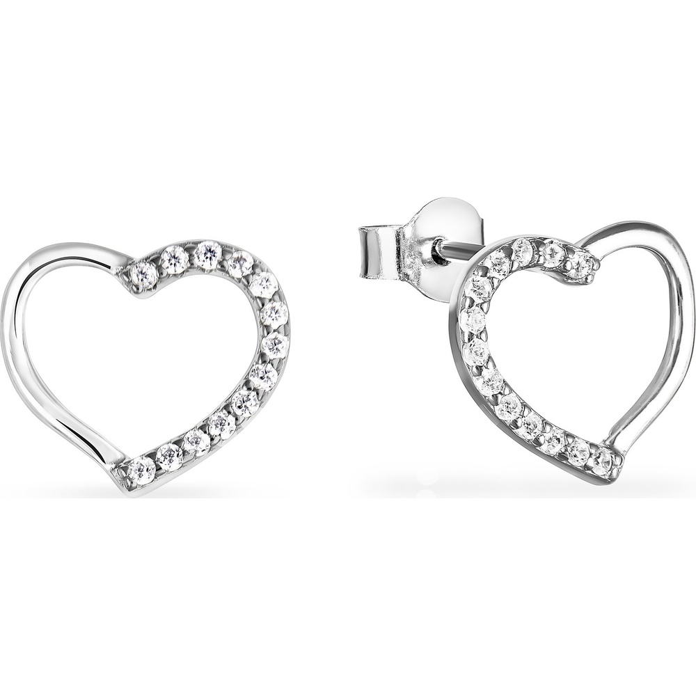 FAVS Boucles d'oreilles à fermoir à poussette 925 Argent Boucles d'oreilles