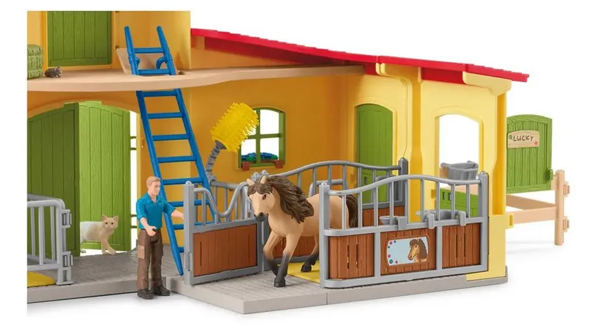 Schleich 42609 - Ponybox mit Islandpferd Hengst