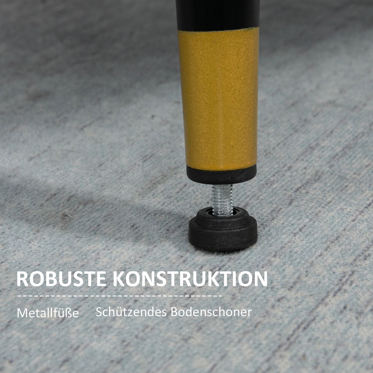 HOMCOM Einzelsessel Polstersessel Akzentstuhl mit Leinenoptik, bis 120 kg, Grau
