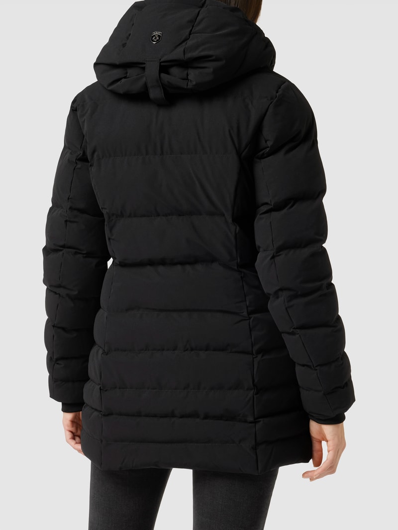 Steppjacke mit Kapuze Modell 'Cordoba' in schwarz