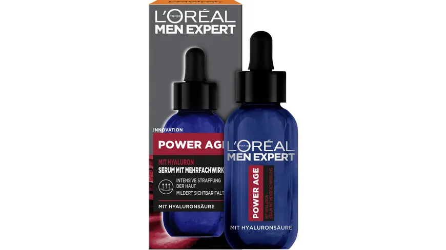 L'Oréal Men Expert Geschenkset Power Age Revitalisierende 24H Gesichtspflege & Serum