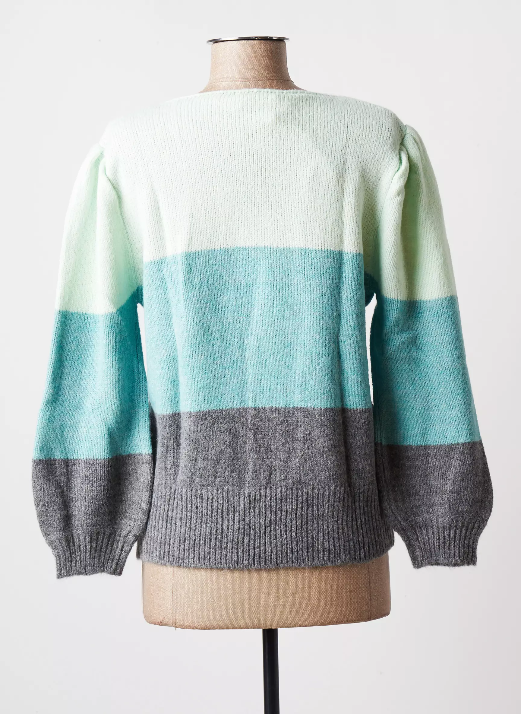 Blanc Boheme Pulls Femme couleur vert