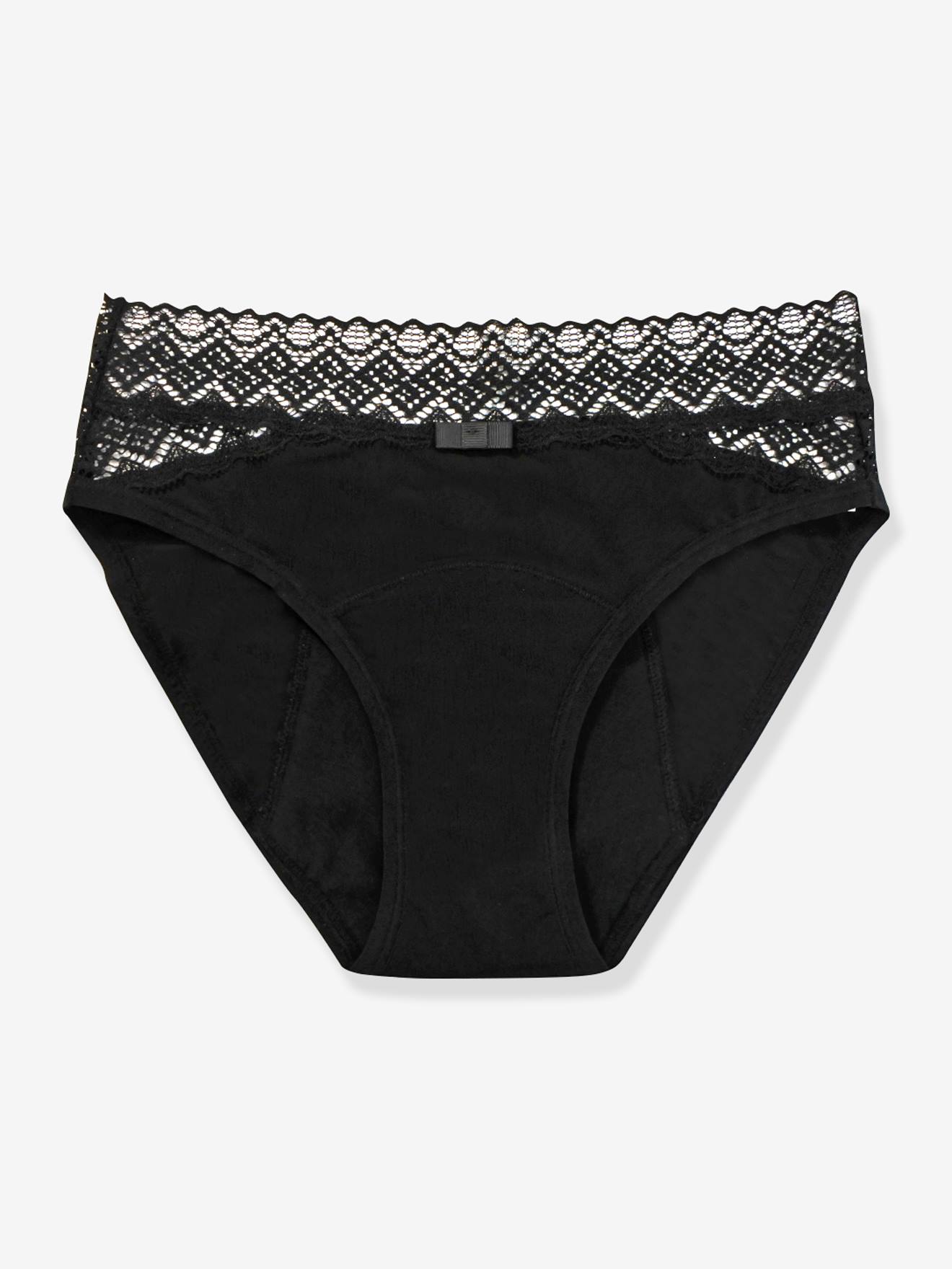 Culotte menstruelle Oslo HERLOOP (flux modéré/abondant) noir