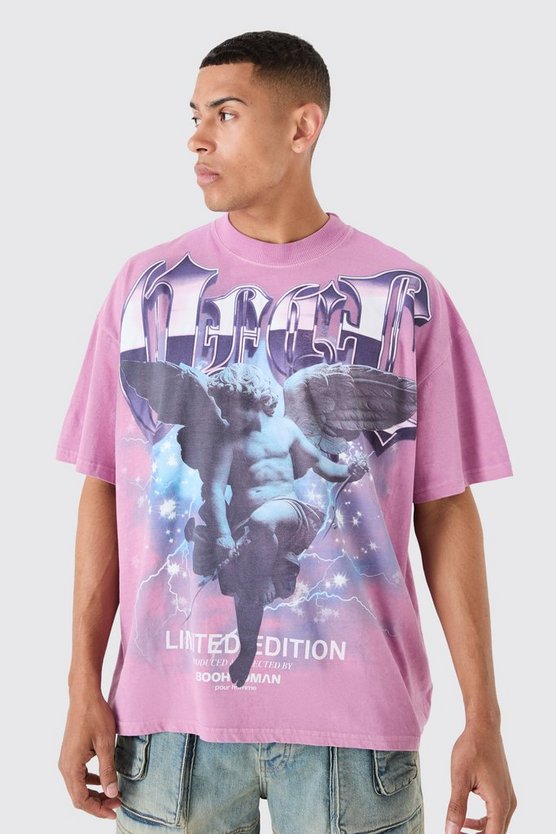Oversize T-Shirt mit Ofcl Renaissance Print