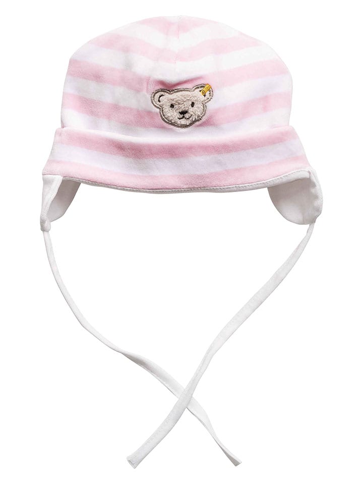 Steiff 3tlg. Outfit in Rosa/ Weiß günstig kaufen