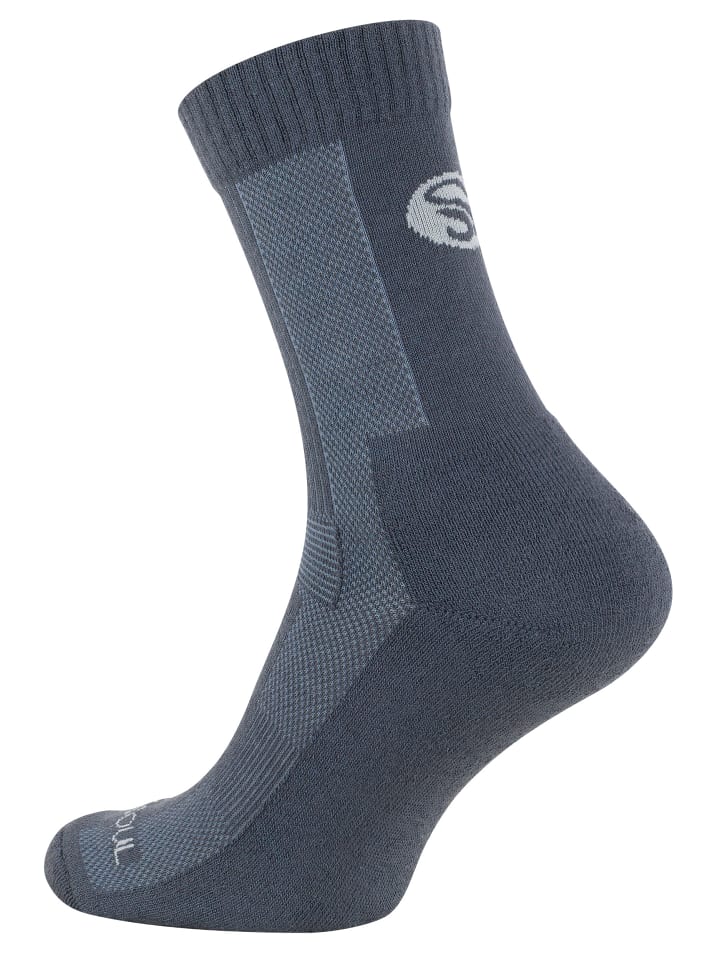 Stark Soul® Merino Outdoor Trekking Socken in grau günstig kaufen