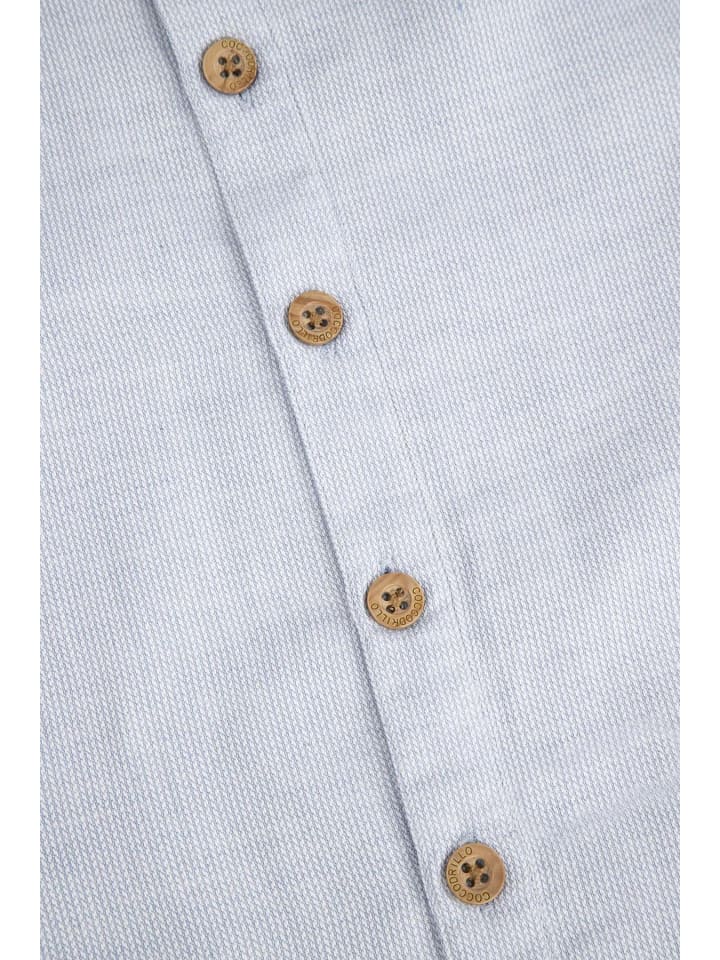 Coccodrillo Hemd mit langen Ärmeln in blau günstig kaufen