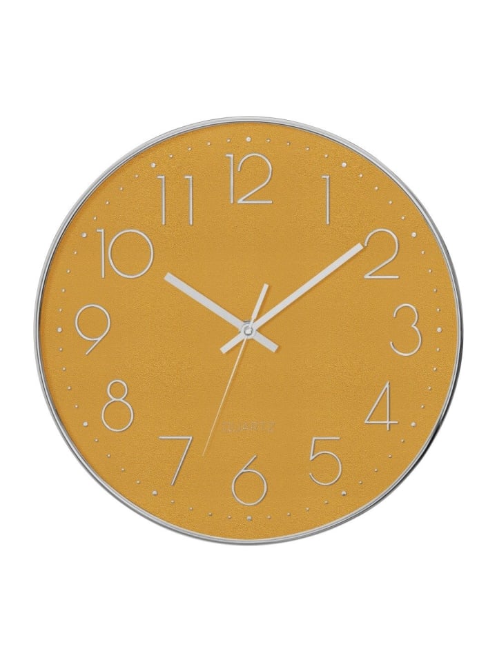 Atmosphera Créateur d'intérieur Wanduhr in gelb günstig kaufen onesize