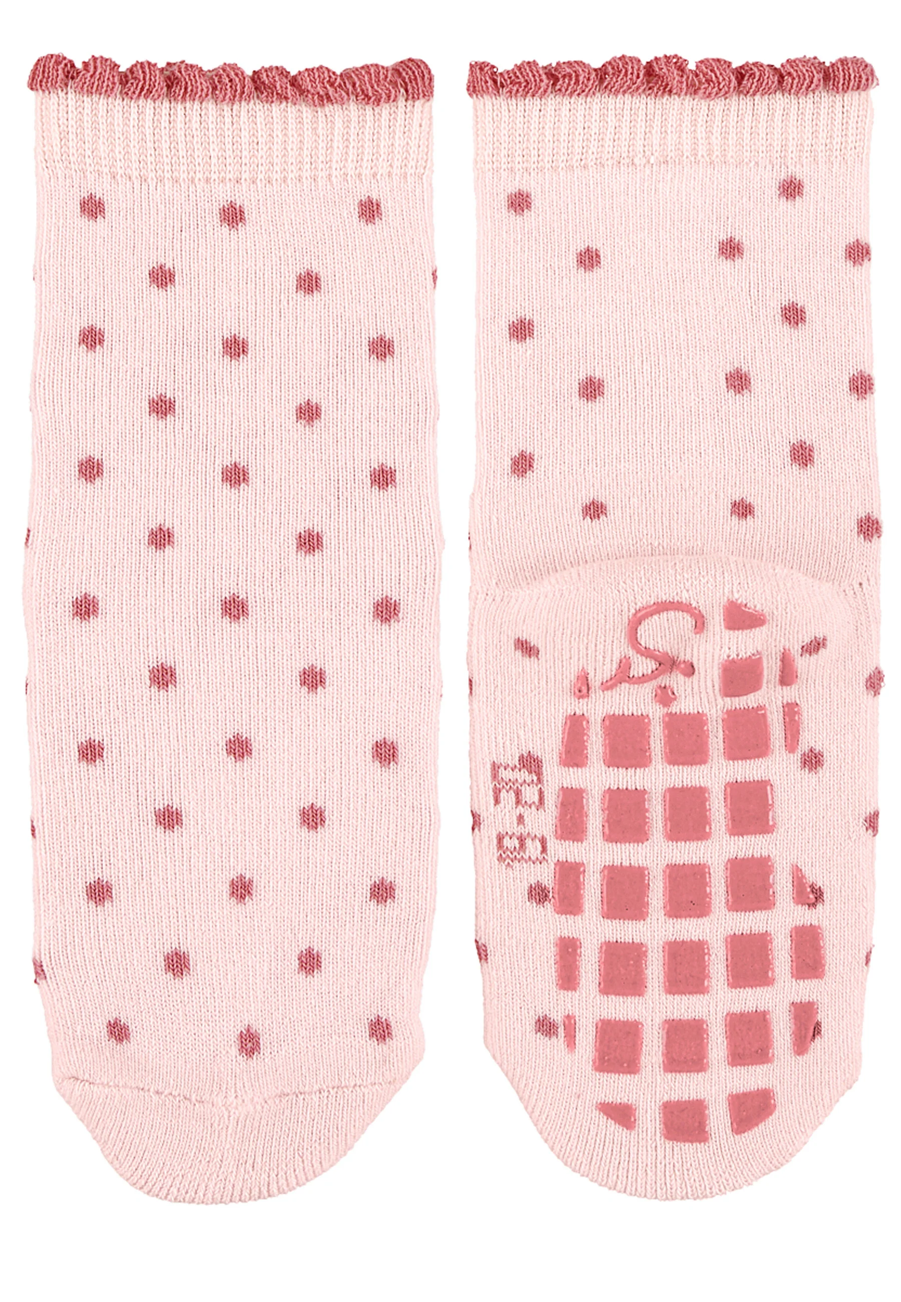 GOTS ABS-Socken 2er-Pack Esel Emmi Girl rosa