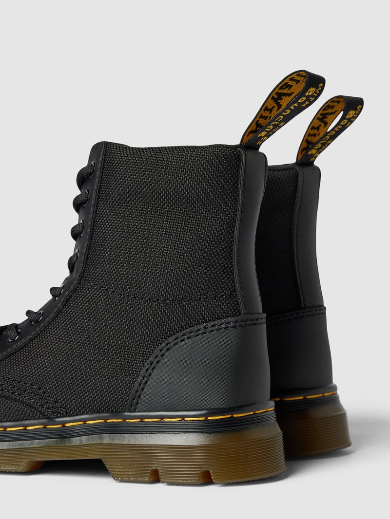 Boots mit Label-Details Modell 'Combs' in hellgrau