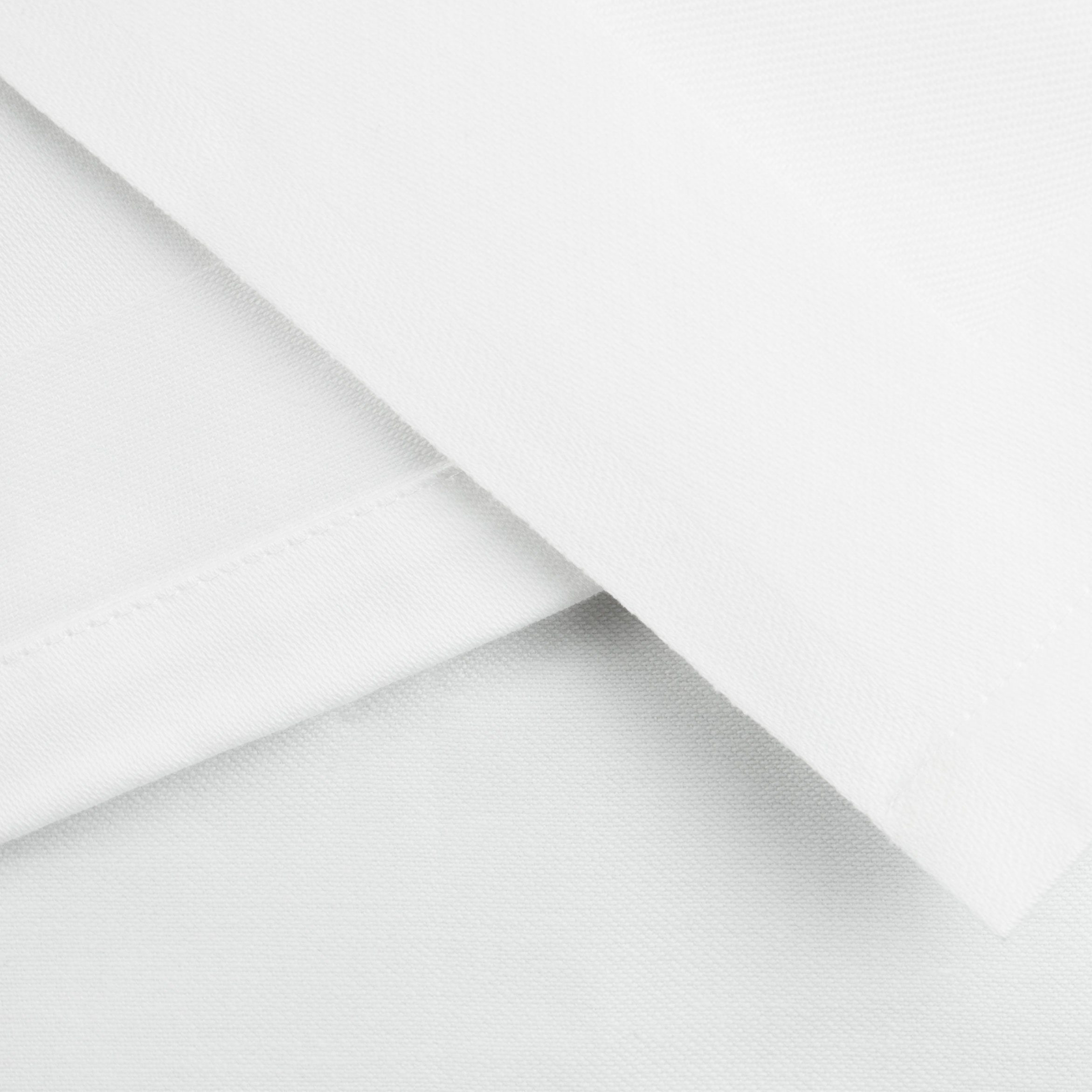 ZOLLNER Tischdecke, edle Atlaskante, 130 x 130 cm, 100% Baumwolle, Vollzwirn, vom Hotelwäschespezialisten